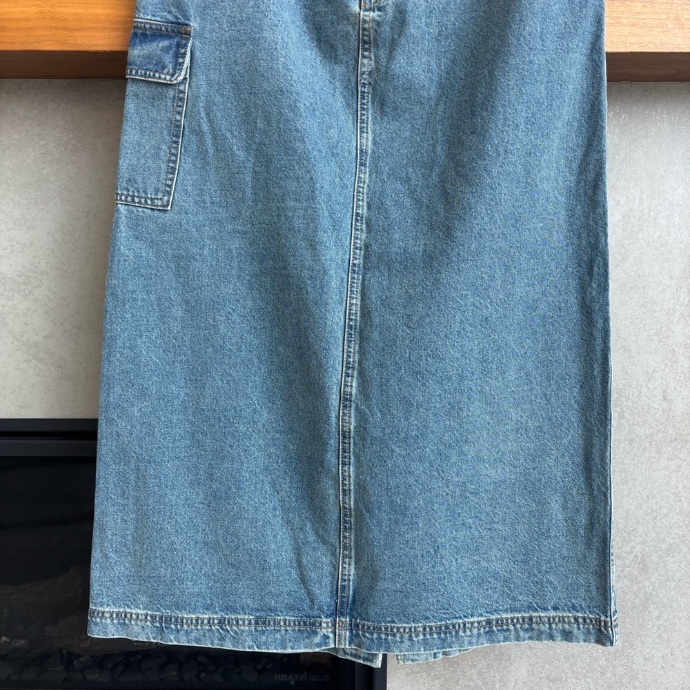 All row Jules Denim Skirt, Size L - Picture 8 of 16